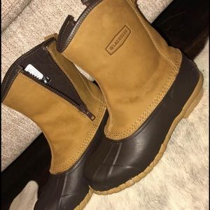Men’s zip lacrosse duck boots